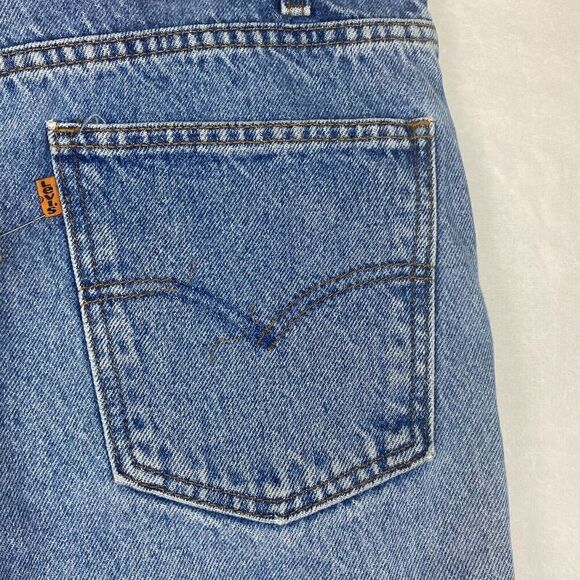 Vintage 90s Levis 550 Jeans Mens Size 36x34 Straight Leg Relaxed Fit Orange Tab - Picture 5 of 16